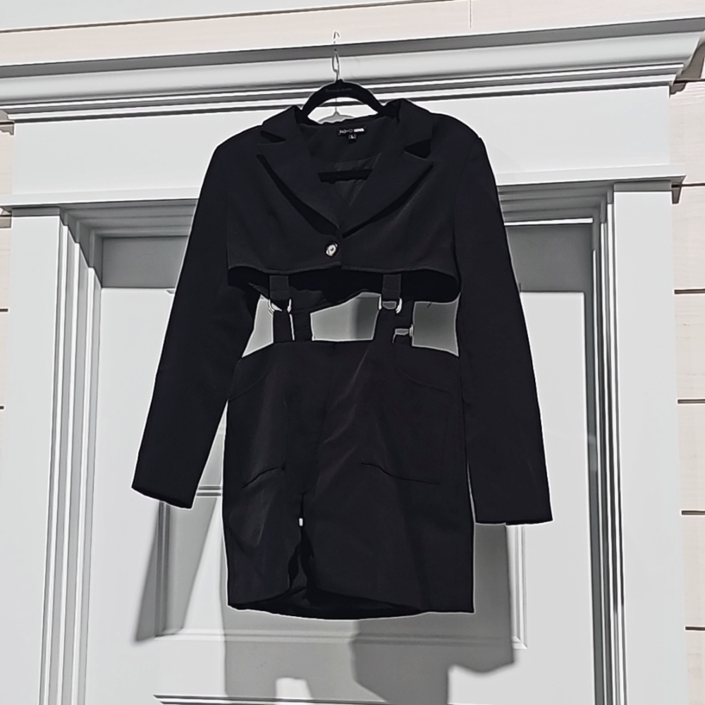 FashionNova black dress L